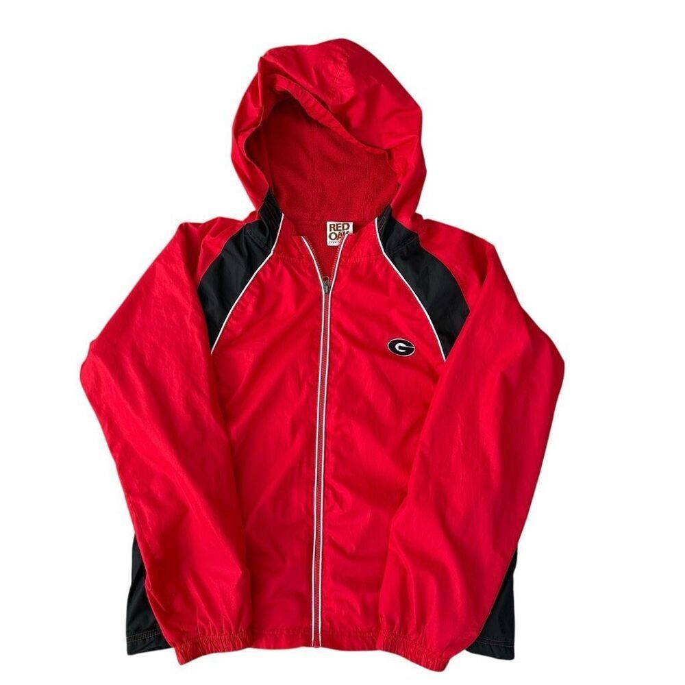 Red Oak Sportswear Georgia Bulldogs kids full-zip fleece windbreaker size 14-16